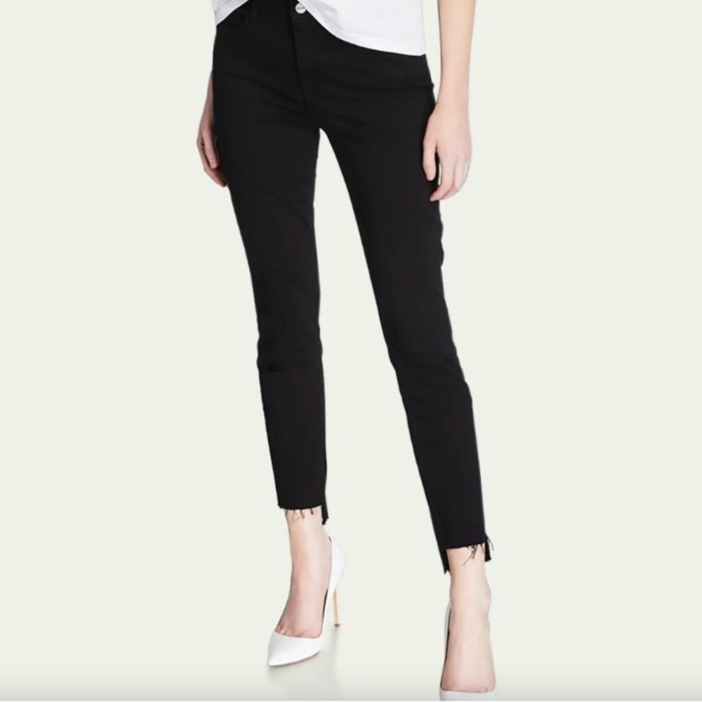 Frame Denim Black Skinny Jeans Size 27
